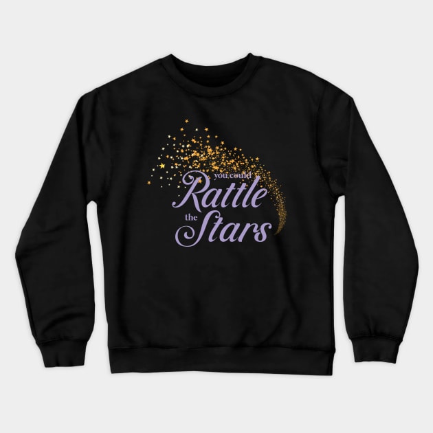 You Could Rattle the Stars (lilac) Crewneck Sweatshirt by Epic Færytales